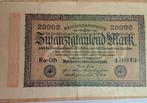 20000 Duitse Reichsmark 1923, Postzegels en Munten, Ophalen of Verzenden, Duitsland