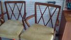 stoelen  vintage A.A. Patijn  4stuks, Huis en Inrichting, Ophalen, Gebruikt, Bruin, Vier