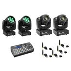 EUROLITE Set 2x LED TMH-W63 + 2x LED TMH-S30 + USB QuickDMX, Geluidgestuurd, ., Nieuw, Ophalen of Verzenden