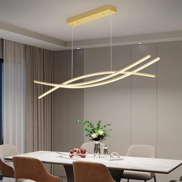LED Dimbare Hanglamp Goud 120cm