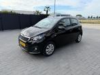 Peugeot 108 1.0 AUTOMAAT 1e eig 2017 Zwart metalic 97000k, Auto's, Stof, Metallic lak, Euro 6, 4 stoelen