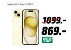 APPLE iPhone 15 Plus 5G - 256 GB Geel, 256 GB, Geel, Nieuw, Ophalen of Verzenden
