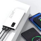 Powerbank 10.000 kWh 22.5W PD Zwart/Wit, Ophalen of Verzenden, Nieuw, HZN