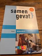 Samengevat HAVO Wiskunde A, Wiskunde A, Ophalen of Verzenden, Zo goed als nieuw, HAVO