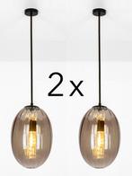 Twee hagelnieuwe Lumidora hanglampen type 73273, Ophalen, Zo goed als nieuw, Glas, Minder dan 50 cm