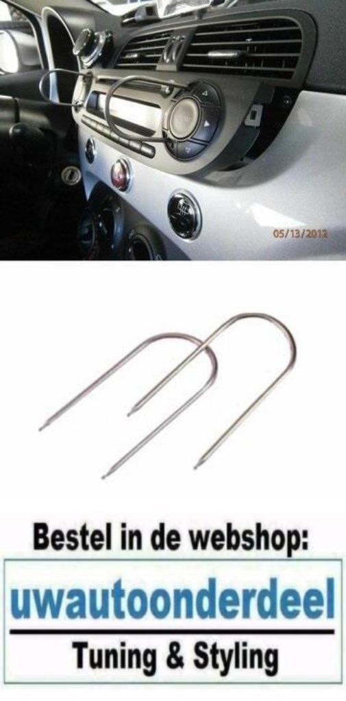 Radio Cd Demontage Sleutel Tool Beugel Gereedschap Aux Fiat, Auto diversen, Tuning en Styling, Verzenden