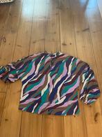 Mooie gekleurde travelstof blouse Studio Anneloes, L, Maat 42/44 (L), Ophalen of Verzenden, Zo goed als nieuw, Overige kleuren