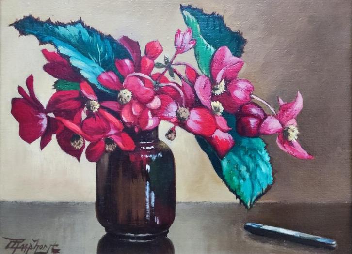 Cornelis Raaphorst (1875 - 1954) - Bloemstilleven, Antiek en Kunst, Kunst | Schilderijen | Klassiek, Ophalen of Verzenden