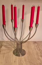 RVS kaarsen kandelaar IKEA Stockholm, Huis en Inrichting, Woonaccessoires | Kandelaars en Kaarsen, 25 tot 50 cm, Ophalen of Verzenden