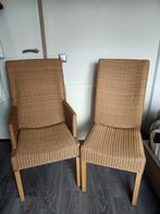 2 mooie stoelen, Huis en Inrichting, Riet of Rotan, Twee, Gebruikt, Bruin
