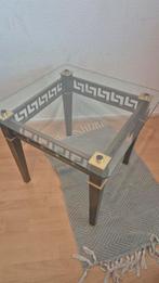 small table glas, Huis en Inrichting, Tafels | Bijzettafels, Vierkant, 55 tot 75 cm, Glas, Ophalen