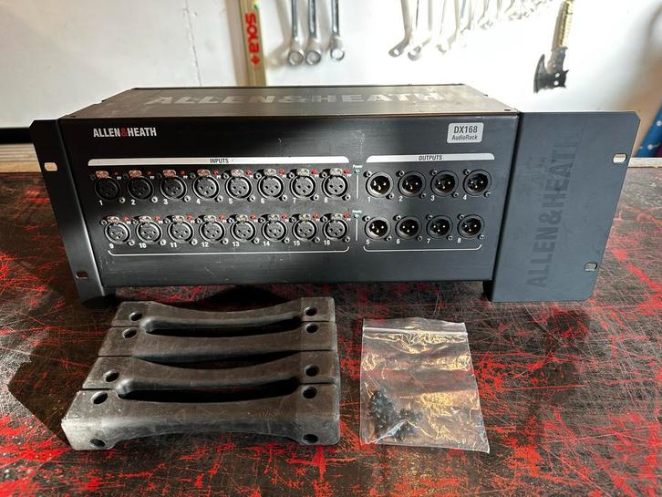 Allen & Heath DX168 Stagebox + Rackmount, Muziek en Instrumenten, Mengpanelen, Gebruikt, 10 tot 20 kanalen, Microfooningang, Ophalen of Verzenden