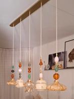 Plafondplaat voor 5 hanglampen Brass, Huis en Inrichting, Lampen | Hanglampen, Gebruikt, Ophalen of Verzenden, Metaal, Modern