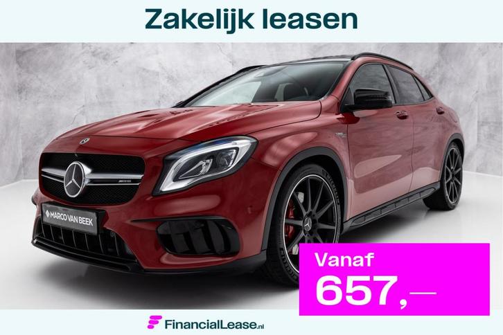 Mercedes-Benz GLA AMG 45 4MATIC 381 PK Premium+ | Pano | Spo, Auto's, Mercedes-Benz, Bedrijf, Lease, Financial lease, GLA, 360° camera