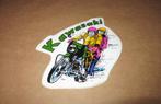 Kawasaki sticker, Verzenden, Zo goed als nieuw, Motoren