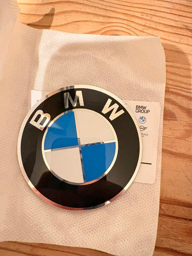 OEM bmw logo caferacer plat logo, Auto diversen, Autostickers, Ophalen of Verzenden