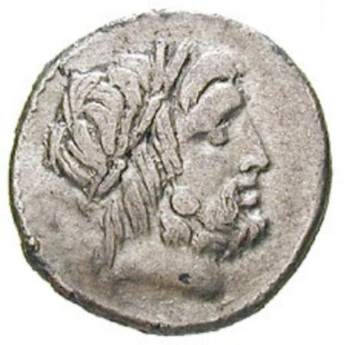 Romeinse Munt Denarius Tribunus Volteius Capitolijn, Postzegels en Munten, Munten | Europa | Niet-Euromunten, Losse munt, Italië