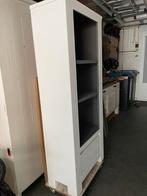 Vitrine kast massief teak, Huis en Inrichting, Kasten | Kledingkasten, Ophalen, Zo goed als nieuw, 25 tot 50 cm