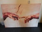 Reproductie van Michelangelo's 'De Schepping van Adam', Huis en Inrichting, Woonaccessoires | Schilderijen, Tekeningen en Foto's