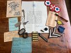 WO2 Amerikaanse Dog Tag NOK grouping , baton, papieren etc, Verzenden, Nederland