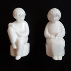 jaren 70 porselein boekensteunen, Gebruikt, -, -, Ophalen of Verzenden