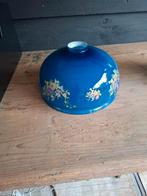 Glazen lampenkap blauw, Ophalen of Verzenden