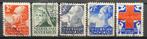 1927 Rode Kruis 203-207 gebruikt (B9-7), Verzenden, T/m 1940, Gestempeld