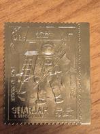 Postzegel sharjah 1970 goud postfris, Ophalen of Verzenden, Postfris