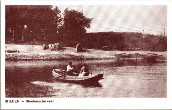 Rheden - Rhedensche veer, Verzamelen, Ansichtkaarten | Nederland, Ongelopen, Gelderland, Voor 1920, Verzenden