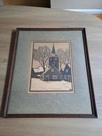 Originele prent kunstenaar A.P.W. van Starrenburg (1874-1945, Antiek en Kunst, Kunst | Etsen en Gravures, Ophalen of Verzenden