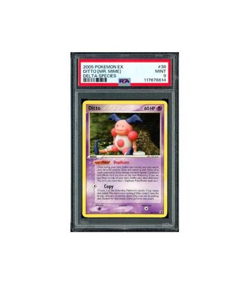 Pokemon Ditto Mr Mine EX Delta Species #38 PSA 9 beschikbaar voor biedingen
