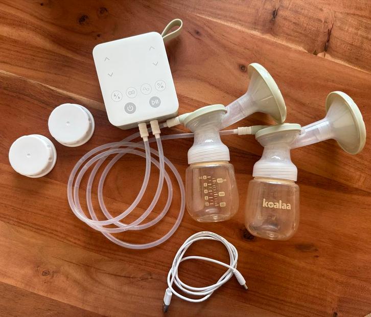 Koalaa Pro Dubbele Elektrische Borstkolf - Draadloos, Kinderen en Baby's, Babyvoeding en Toebehoren, Zo goed als nieuw, Borstkolf