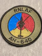 Embleem RNLAF AH-64D, Verzamelen, Verzenden, Marechaussee, Nederland, Embleem of Badge