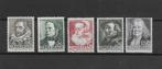 Nederland 1938, NVPH 305 t/m 309, Ongebruikt., Verzenden, T/m 1940, Postfris