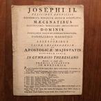 België 1787 Brussel Gymnasio Theresiano. Lesprogramma en, Verzenden