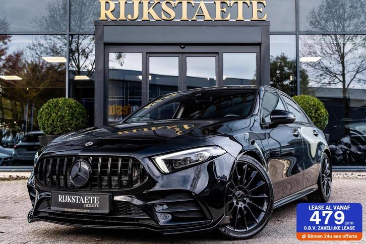 Mercedes A-klasse A220 4MATIC AMG|BURMESTER|CAMERA|MEMORY, Auto's, Mercedes-Benz, Bedrijf, Te koop, A-Klasse, 4x4, ABS, Achteruitrijcamera