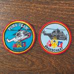 Puma Team Brasschaat Emblemen - Set van Twee, Ophalen of Verzenden, Luchtmacht, Nederland, Embleem of Badge