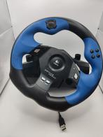 PS2 Stuur Steering Wheel Driving Force E-UC2, Spelcomputers en Games, Games | Sony PlayStation 2, Ophalen of Verzenden, Zo goed als nieuw