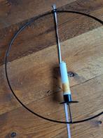 Zwart metalen ring, krans met kaars bv voor kerstversiering, Huis en Inrichting, Woonaccessoires | Kandelaars en Kaarsen, Ophalen