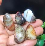 Maak zelf unieke sieraden van deze 5 prachtige agaten, Verzenden, Nieuw, Hanger