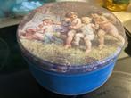 Puty …koektrommel hoog 9 diam. 20 cm, Verzamelen, Blikken, Ophalen of Verzenden, Zo goed als nieuw, Koek(jes)