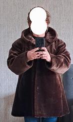 Vintage imitatie bontjas donkerbruin M /L, Ophalen of Verzenden, Zo goed als nieuw, Bruin
