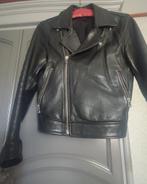 Stoere zwarte leren jas, Ophalen, Zwart, Zo goed als nieuw, H&M