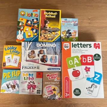 Kinderspellen (9 stuks) beschikbaar voor biedingen
