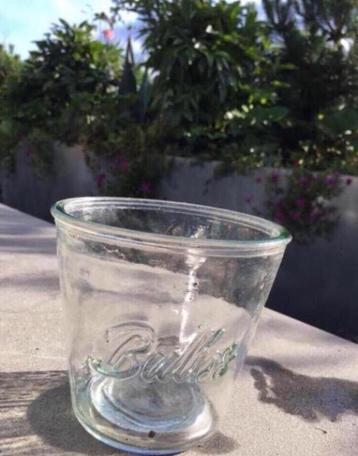 Bloempotten glas diverse maten doorzichtig mat wit beschikbaar voor biedingen