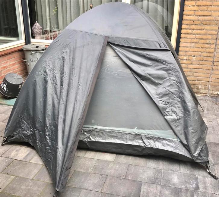 TRAIL ADVENTURE EQUIPMENT KANSAS TWEEPERSOONS TENT, Caravans en Kamperen, Tenten, tot en met 2, Zo goed als nieuw, Ophalen of Verzenden