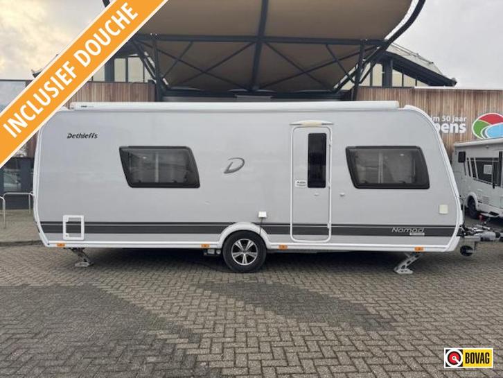 Dethleffs Nomad 560 RFT 2019 MEGA COMPLEET!!!, Caravans en Kamperen, Caravans, Bedrijf, tot en met 4, 1500 - 2000 kg, Standaardzit