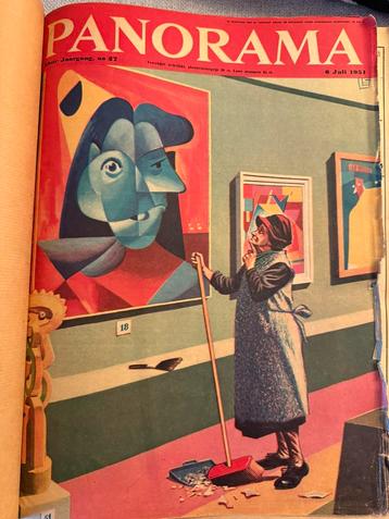 Panorama juli - december 1951 gebonden in een boek beschikbaar voor biedingen
