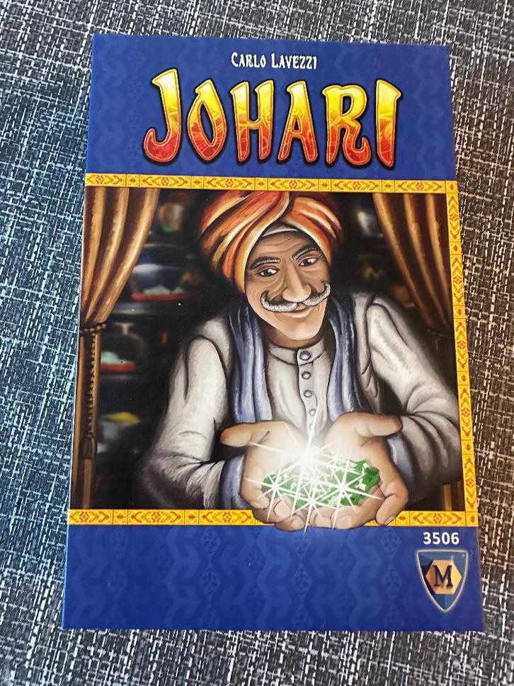 Johari (Lookout Games / Mayfair Games), Hobby en Vrije tijd, Gezelschapsspellen | Bordspellen, Zo goed als nieuw, Ophalen of Verzenden