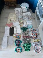 Groot pakket wasbare luiers Petit Lulu Popolini Milovia, Ophalen of Verzenden, Gebruikt